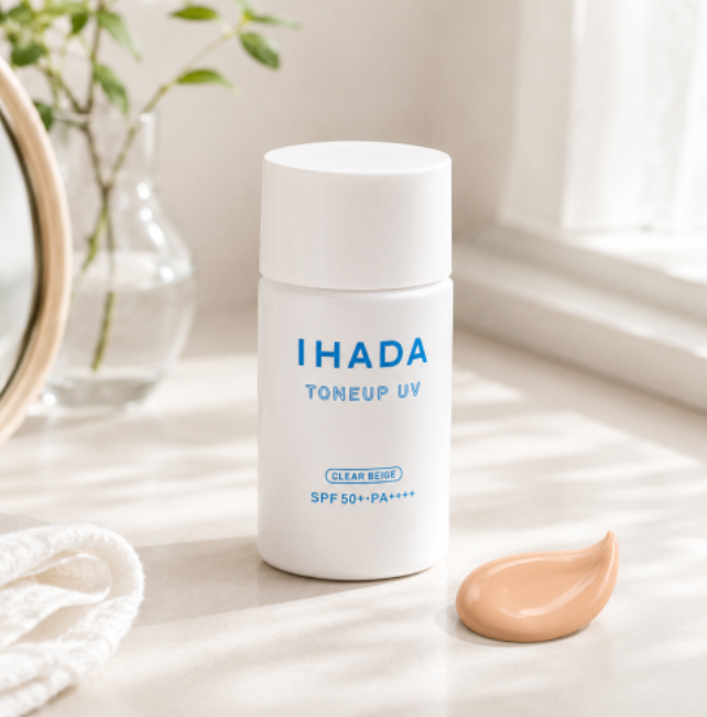 일본 이하다 프로텍트 톤업 UV 밀크 클리어베이지 SPF 50+ PA++++ 30ml 화사한 피부 표현 추천