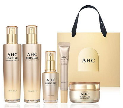 AHC 리뉴에이지 토탈 4종 + 아이크림 20ml 기프트 세트 추천