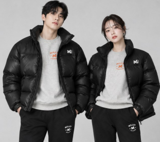 밀레 남녀세트+트레이닝 3PCS 세트상품 성인사이즈 편안한 커플룩 따뜻한 겨울코디 연예인 추천