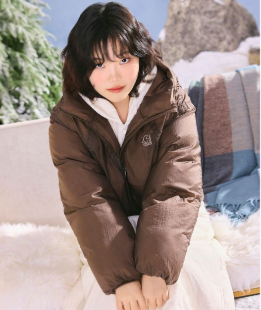 NORDISK 프리그 크리스탈다운 후디 점퍼 – W. Dark Brown OWW26511E8 고급스러운 겨울룩 데일리 코디 연예인 추천