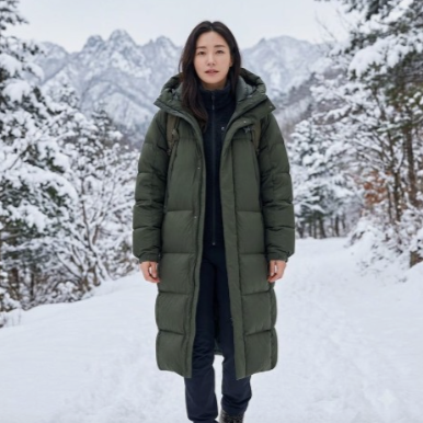 블랙야크 남녀공용 겨울 아웃도어 구스다운 벤치 롱다운 패딩점퍼 따뜻한 겨울코디 편안한 착용감 연예인 추천